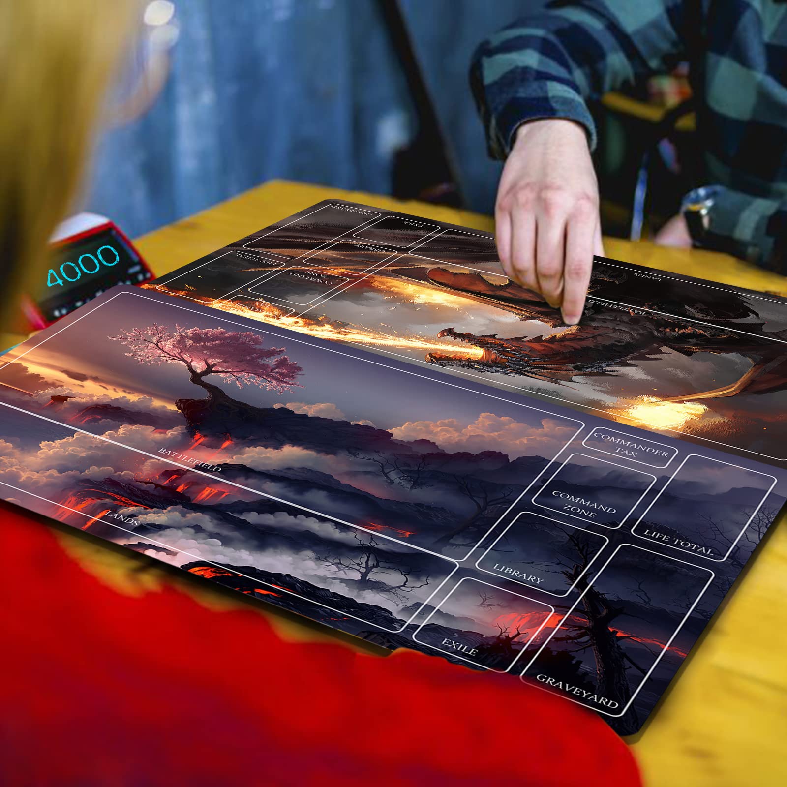 Amazon.com: sabermaster TCG playmat Table Mats Size 70X40 cm